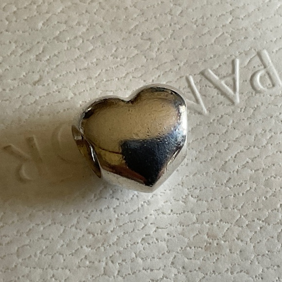 Pandora silver heart charm - Picture 1 of 3